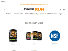 Tablet Screenshot of powerrunenergy.com